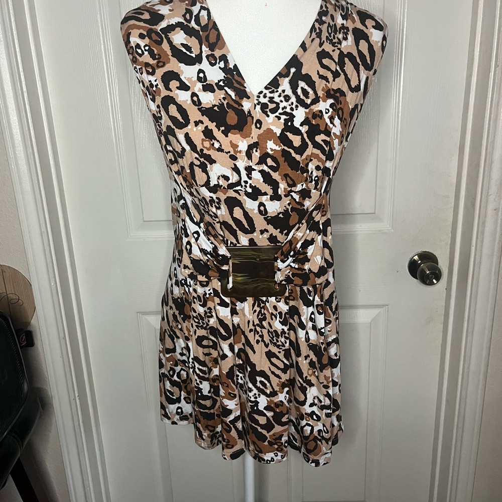 Y2K style chunky belt shirt/dress